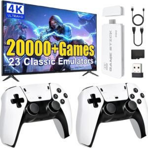 2026 Nueva mejorada M15 Plus Edición mejorada Más de 40.000 juegos Con 26 emuladores y un controlador retro de juegos inalámbrico con control por radiofrecuencia de 2,4 GHz